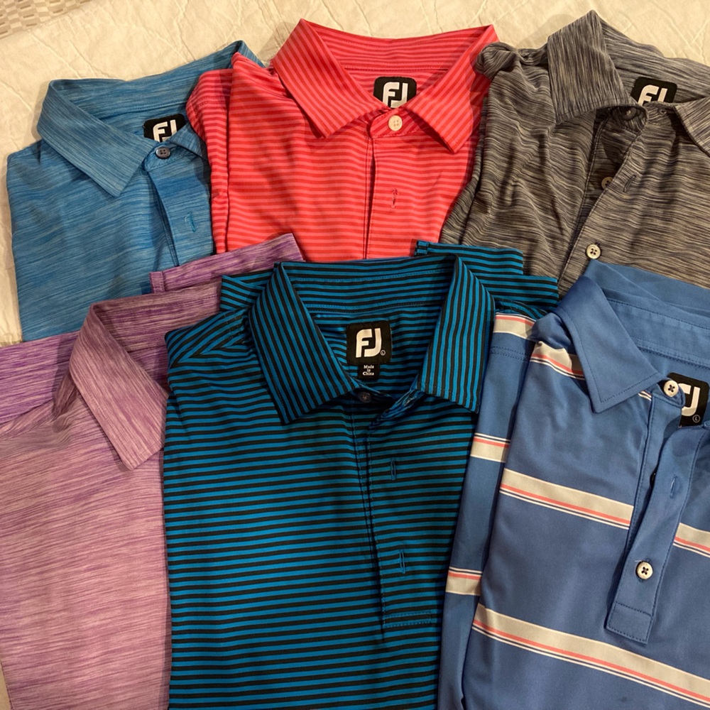 Men’s size large foot joy performance polos
